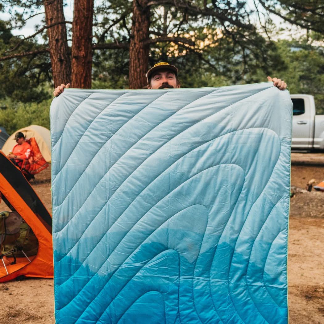 Original Puffy Blanket - Blue Ridge Fade - Custom - Image 11